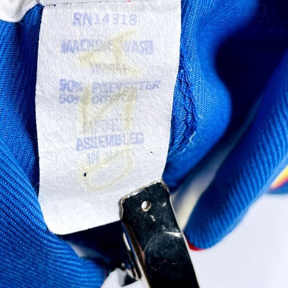 Vintage Montgomery Ward Color Block STOP GO Mechanic Longalls Romper Outfit 18m - Picture 11 of 13